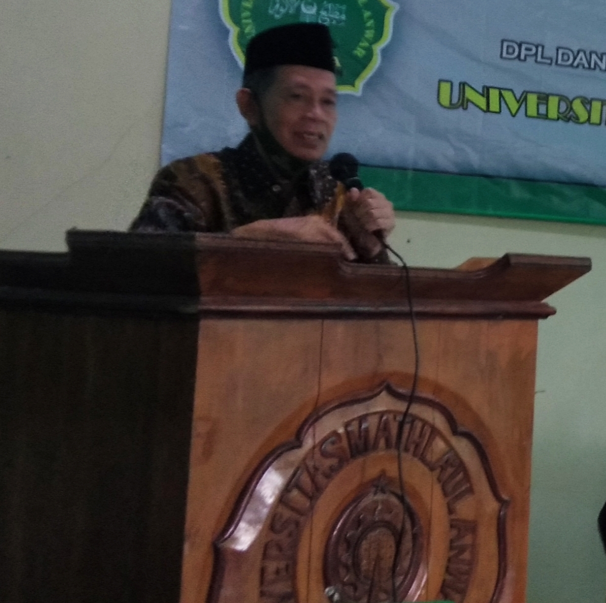 Rektor UNMA Banten Membuka Acara Pembekalan dan Pelepasan Peserta Kuliah Kerja Nyata (KKN) Tahun 2020