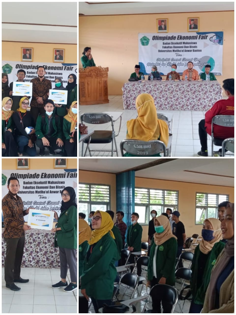 Badan Eksekutif Mahasiswa  FEB UNMA Banten Menggelar Olimpiade Ekonomi Fair