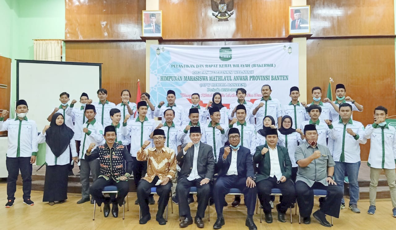 Pelantikan Pengurus DPW Himpunan Mahasiswa Mahla’ul Anwar (HIMMA) Provinsi Banten periode 2020 – 2023